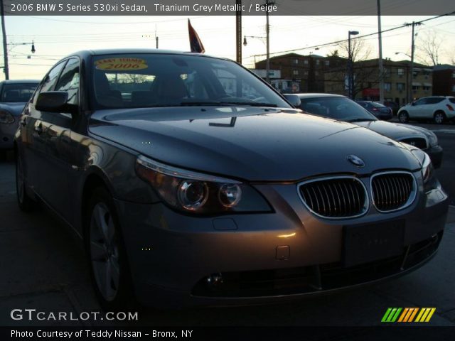 2006 BMW 5 Series 530xi Sedan in Titanium Grey Metallic