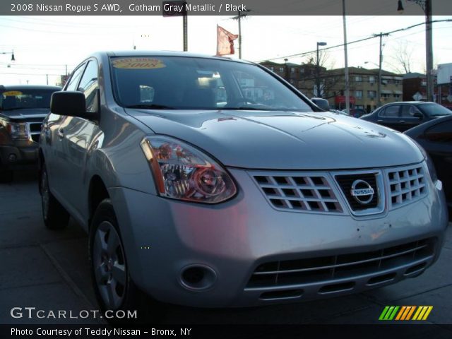 2008 Nissan Rogue S AWD in Gotham Gray Metallic