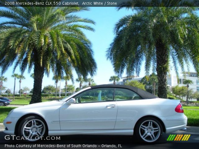 2008 Mercedes-Benz CLK 550 Cabriolet in Arctic White