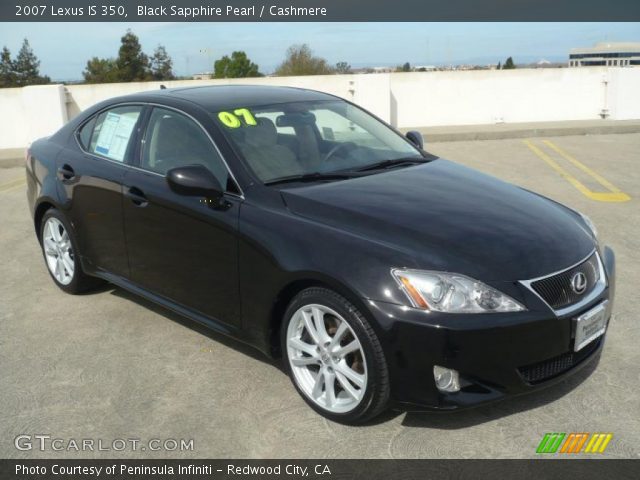 2007 Lexus IS 350 in Black Sapphire Pearl