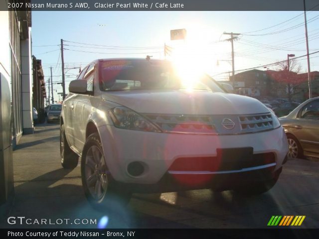 2007 Nissan Murano S AWD in Glacier Pearl White