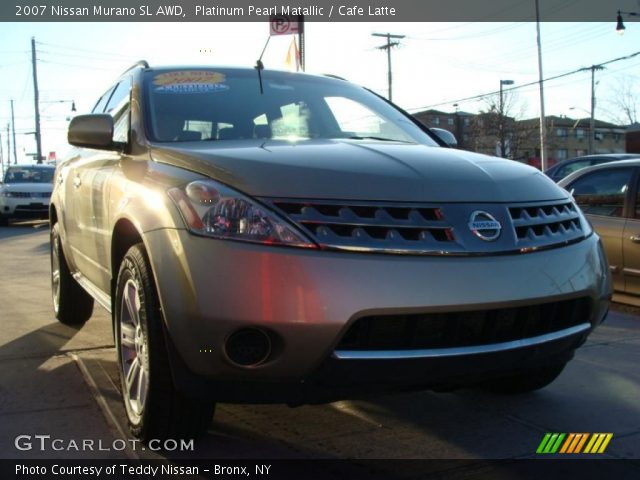 2007 Nissan Murano SL AWD in Platinum Pearl Matallic