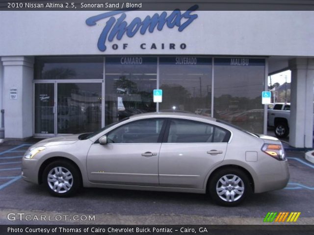 2010 Nissan Altima 2.5 in Sonoran Sand