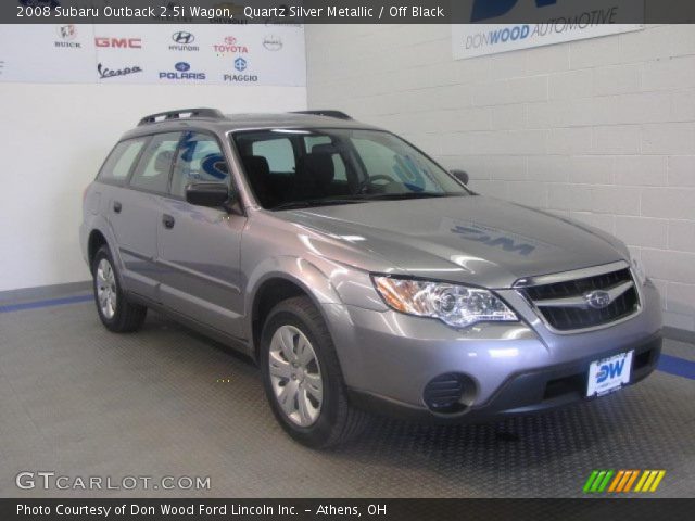 2008 Subaru Outback 2.5i Wagon in Quartz Silver Metallic