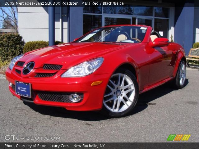 2009 Mercedes-Benz SLK 300 Roadster in Mars Red