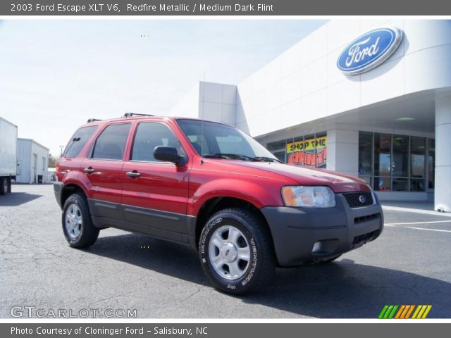 2003 Ford Escape XLT V6 in Redfire Metallic