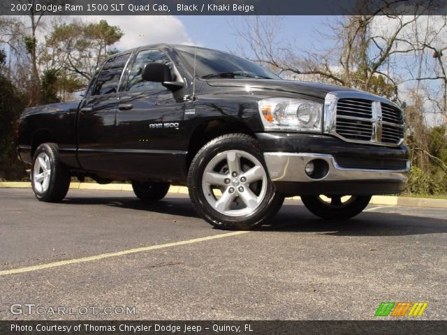 2007 Dodge Ram 1500 SLT Quad Cab in Black