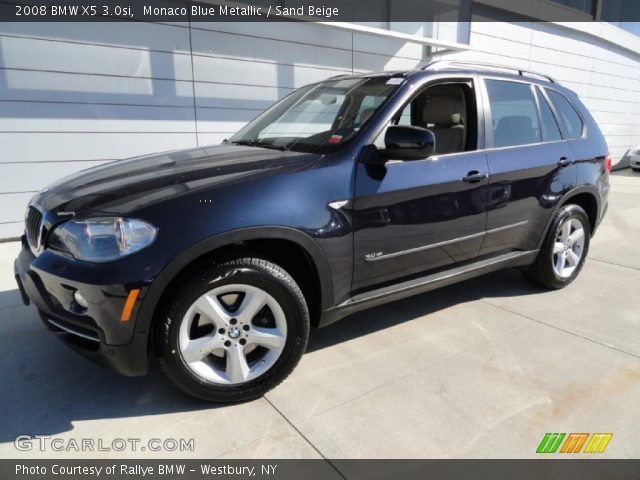 2008 BMW X5 3.0si in Monaco Blue Metallic