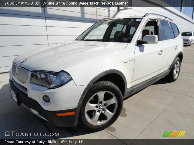 2008 BMW X3 3.0si in Alpine White