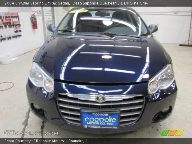 2004 Chrysler Sebring Limited Sedan in Deep Sapphire Blue Pearl