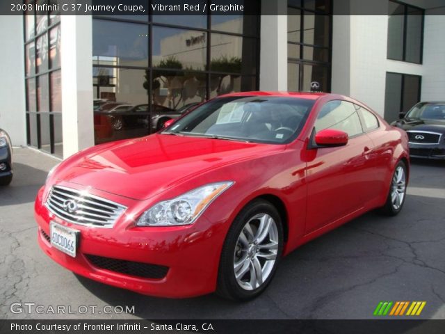 2008 Infiniti G 37 Journey Coupe in Vibrant Red