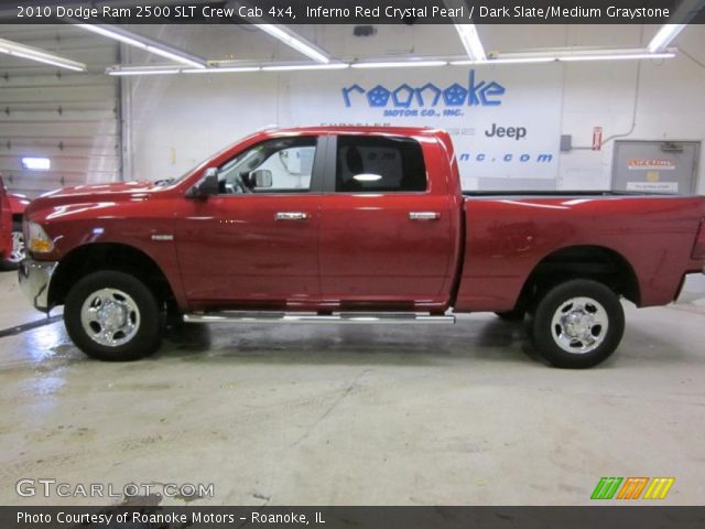2010 Dodge Ram 2500 SLT Crew Cab 4x4 in Inferno Red Crystal Pearl