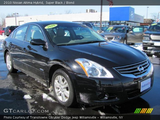 2010 Nissan Altima Hybrid in Super Black