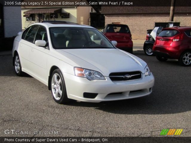 2006 Subaru Legacy 2.5i Special Edition Sedan in Satin White Pearl