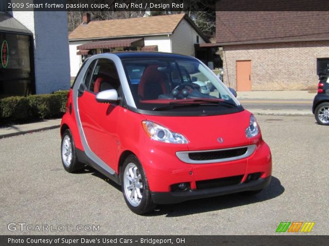 2009 Smart fortwo passion coupe in Rally Red