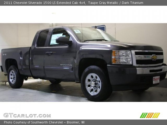 2011 Chevrolet Silverado 1500 LS Extended Cab 4x4 in Taupe Gray Metallic