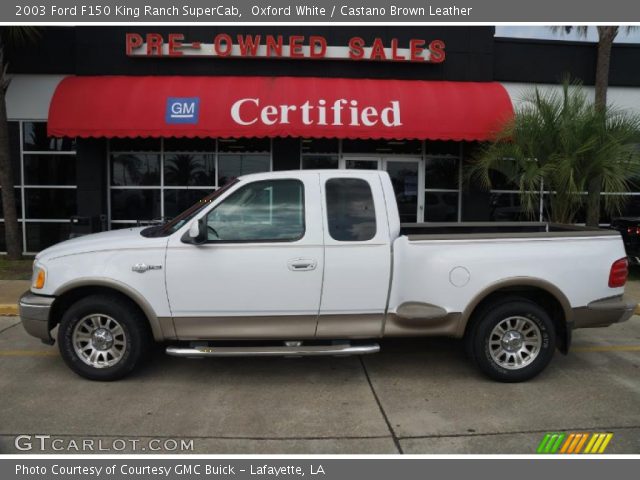 2003 Ford F150 King Ranch SuperCab in Oxford White