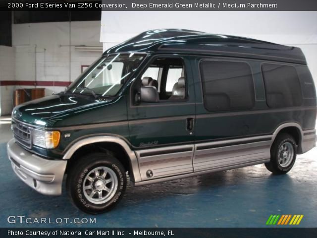2000 Ford E Series Van E250 Conversion in Deep Emerald Green Metallic