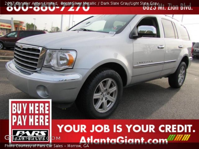 2007 Chrysler Aspen Limited in Bright Silver Metallic