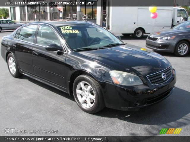2005 Nissan Altima 2.5 S in Super Black