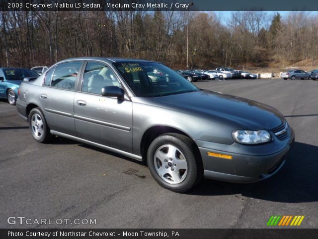 2003 Chevrolet Malibu LS Sedan in Medium Gray Metallic