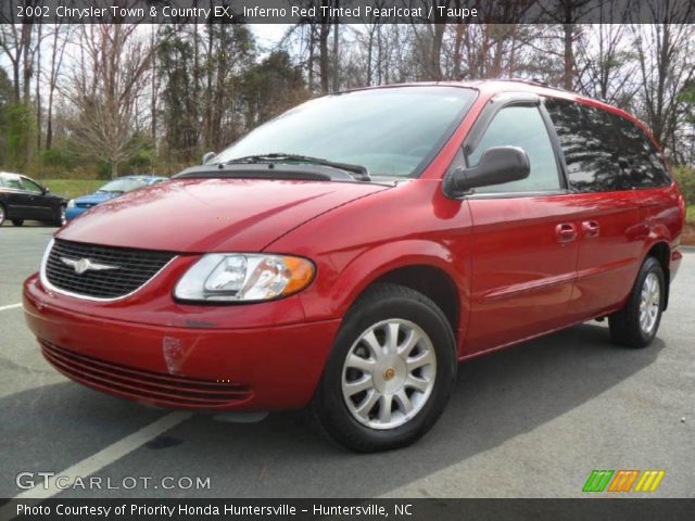 2002 Chrysler Town & Country EX in Inferno Red Tinted Pearlcoat