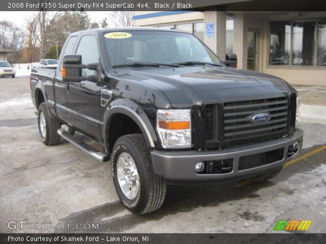 2008 Ford F350 Super Duty FX4 SuperCab 4x4 in Black