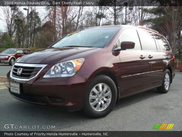 2008 Honda Odyssey EX-L in Dark Cherry Pearl
