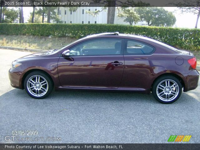 Black Cherry Pearl 2005 Scion Tc Dark Gray Interior