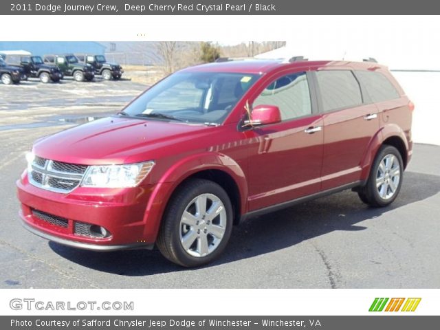 2011 Dodge Journey Crew in Deep Cherry Red Crystal Pearl