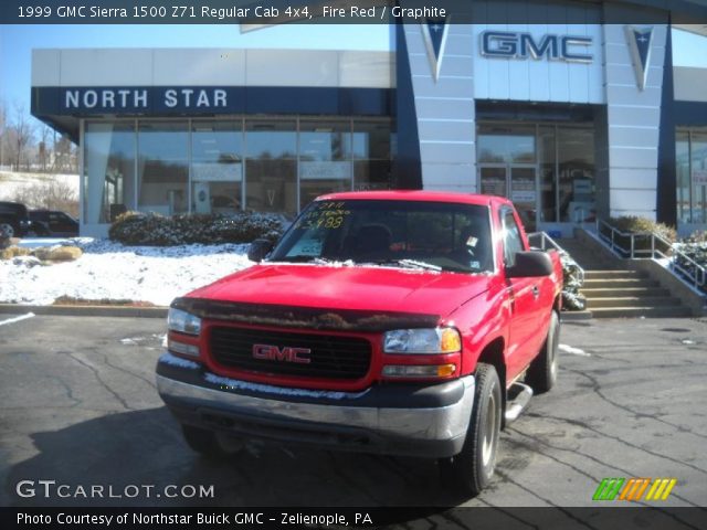 1999 GMC Sierra 1500 Z71 Regular Cab 4x4 in Fire Red