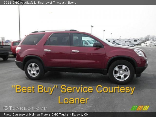 2011 GMC Acadia SLE in Red Jewel Tintcoat