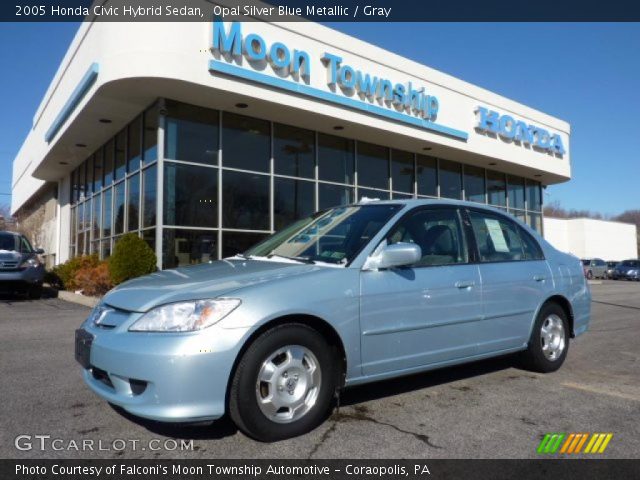 Honda civic hybrid opal silver blue metallic
