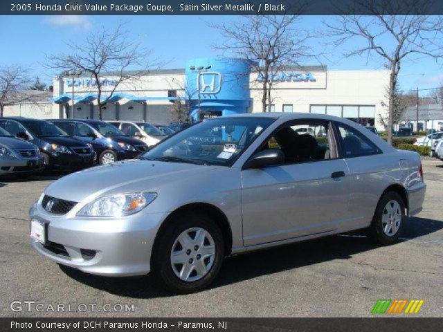 2005 Honda Civic Value Package Coupe in Satin Silver Metallic