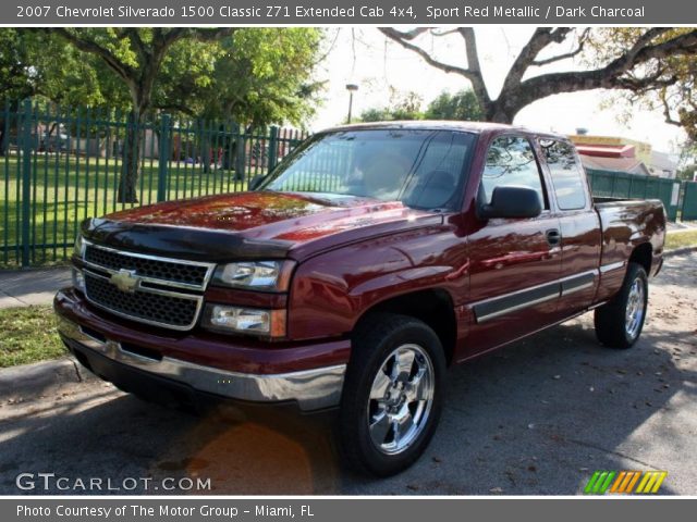 2007 Chevrolet Silverado 1500 Classic Z71 Extended Cab 4x4 in Sport Red Metallic