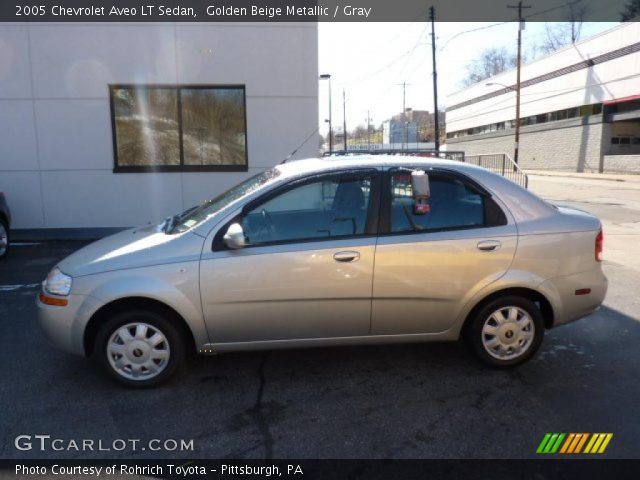 2005 Chevrolet Aveo LT Sedan in Golden Beige Metallic