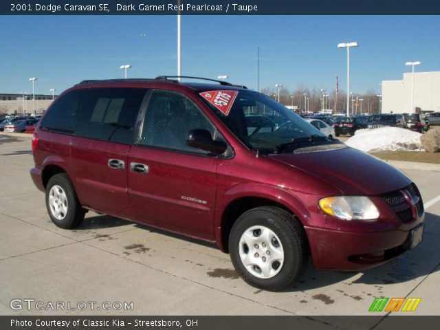 2001 Dodge Caravan SE in Dark Garnet Red Pearlcoat
