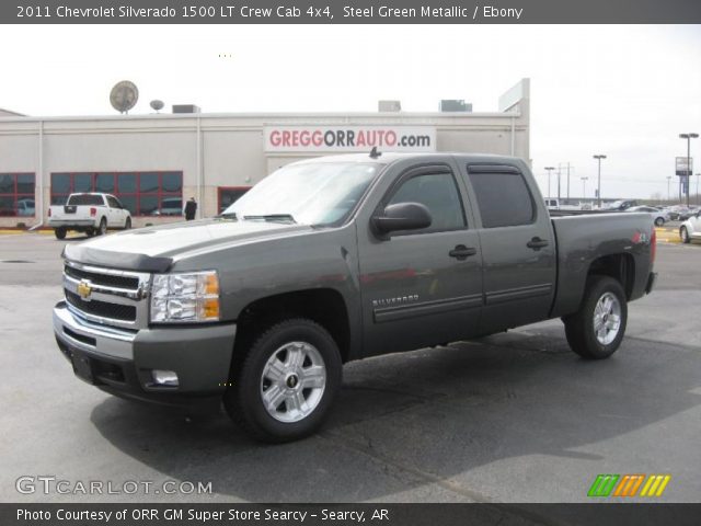 2011 Chevrolet Silverado 1500 LT Crew Cab 4x4 in Steel Green Metallic