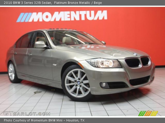 2010 BMW 3 Series 328i Sedan in Platinum Bronze Metallic