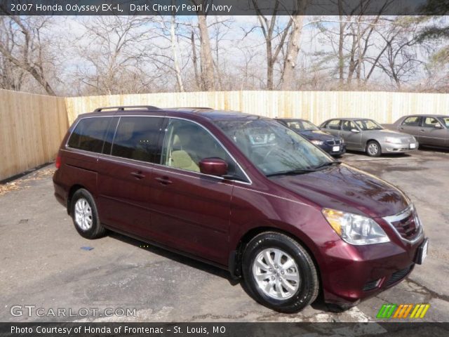 2007 Honda Odyssey EX-L in Dark Cherry Pearl