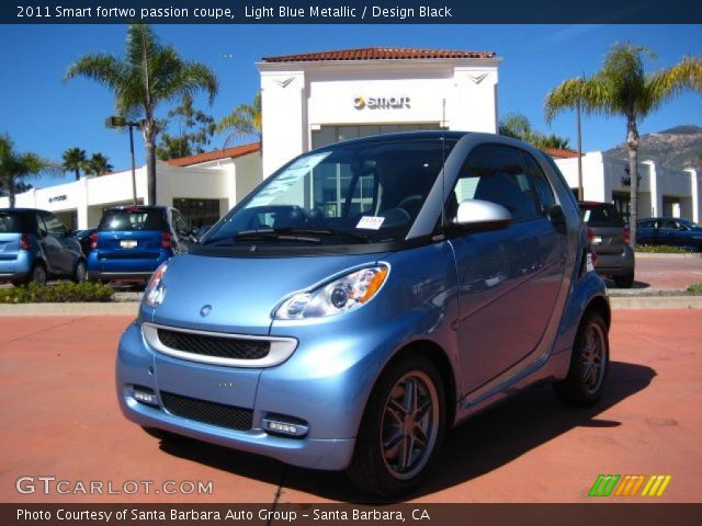 2011 Smart fortwo passion coupe in Light Blue Metallic