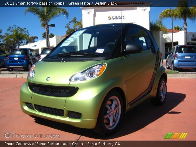 2011 Smart fortwo passion coupe in Green Matte