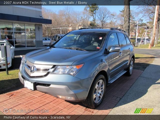 2007 Acura MDX Technology in Steel Blue Metallic