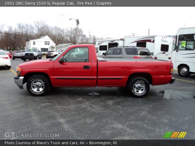 2001 GMC Sierra 1500 SL Regular Cab in Fire Red