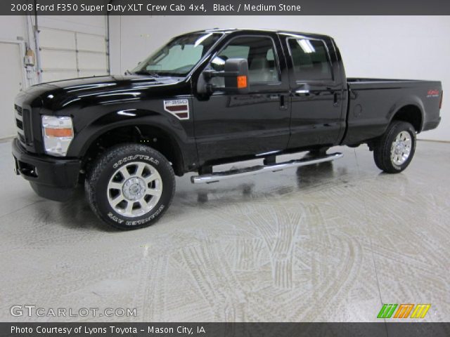 2008 Ford F350 Super Duty XLT Crew Cab 4x4 in Black