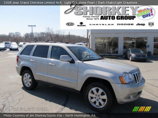 2008 Jeep Grand Cherokee Limited 4x4 in Light Graystone Pearl