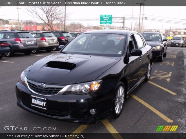2008 Subaru Impreza WRX Sedan in Obsidian Black Pearl