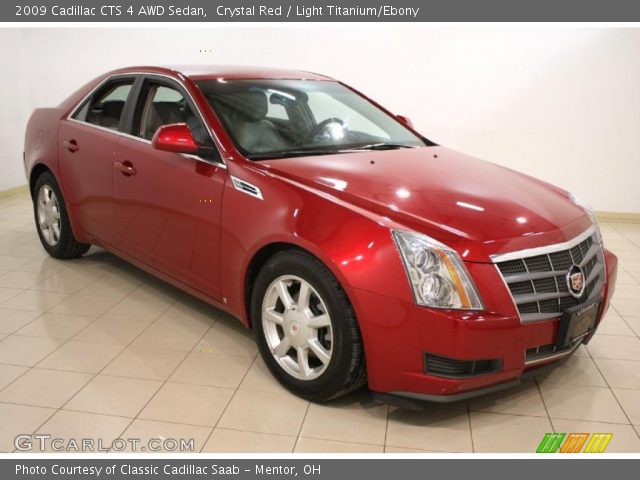 2009 Cadillac CTS 4 AWD Sedan in Crystal Red