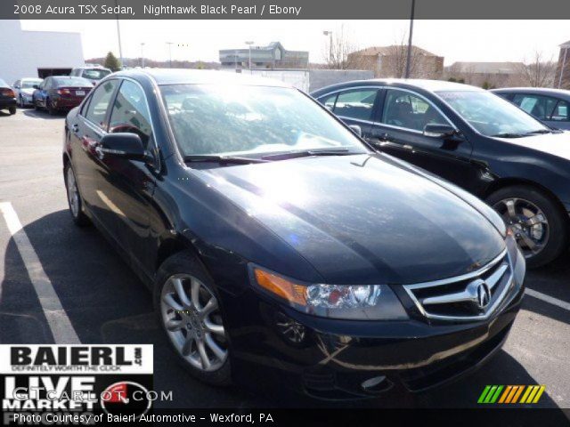 2008 Acura TSX Sedan in Nighthawk Black Pearl