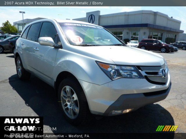 2007 Acura MDX Technology in Billet Silver Metallic